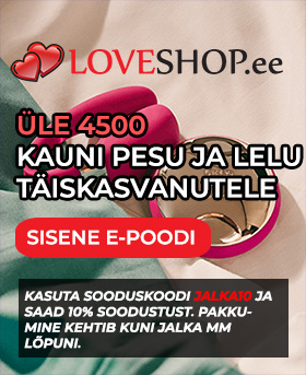 loveshop.ee banner - kasuta koodi jalka10 ja saad 10% soodustustus